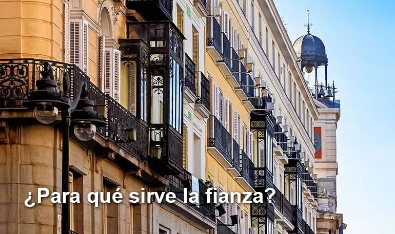 ¿Para qué sirve la fianza?