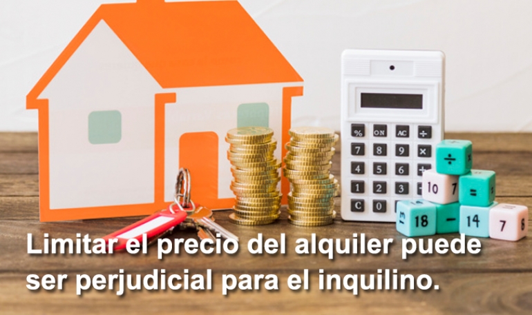 Limitar el precio del alquiler puede ser perjudicial para el inquilino.