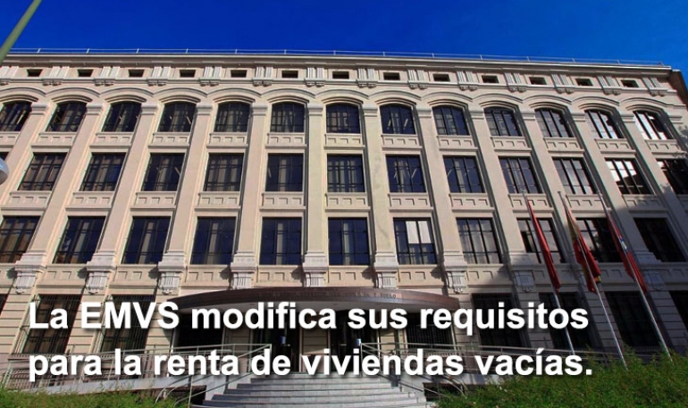 La EMVS modifica sus requisitos para la renta de viviendas vacías.