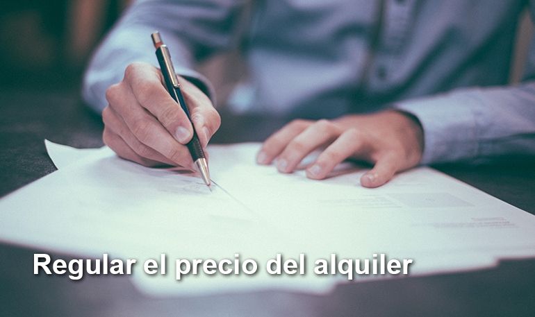 Regular el precio del alquiler