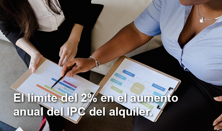 El límite del 2% en el aumento anual del IPC del alquiler