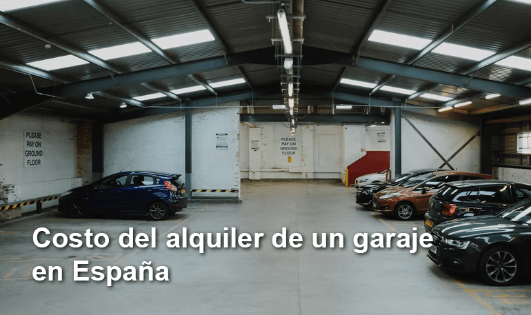 Costo del alquiler de un garaje en España